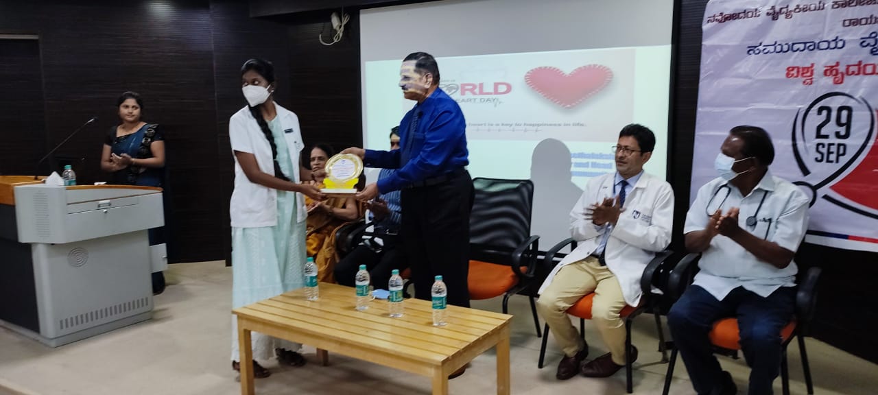 World Heart Day Observed in Navodaya medical College and Hospital