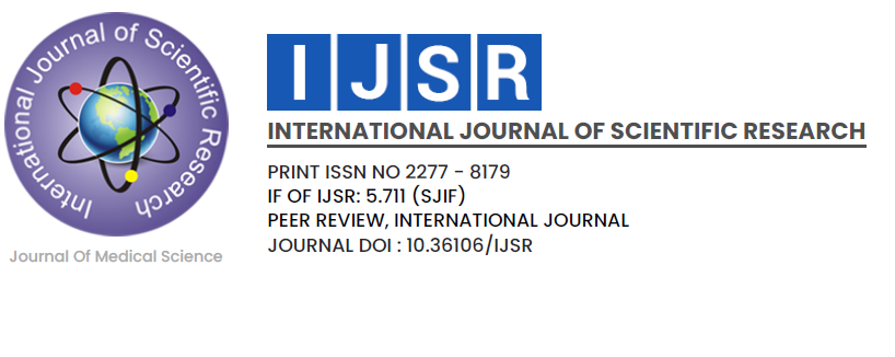 INTERNATIONAL JOURNAL OF SCIENTIFIC RESEARCH
