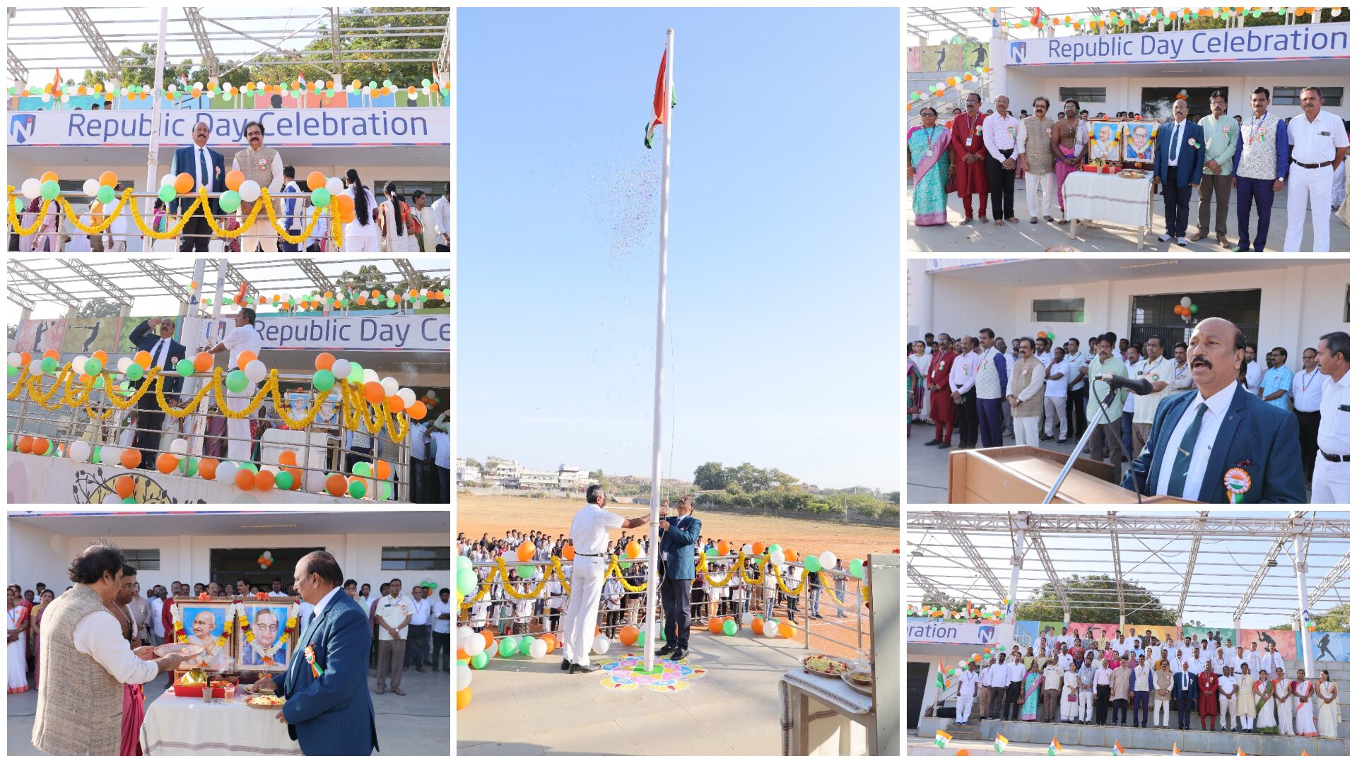 76th Republic Day celebration at NET Sports Pavilion